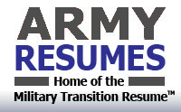 Army Resume for Military Transition